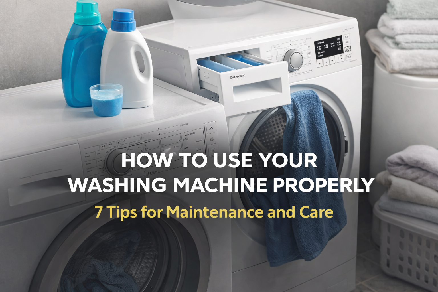 washing machine maintenance tips