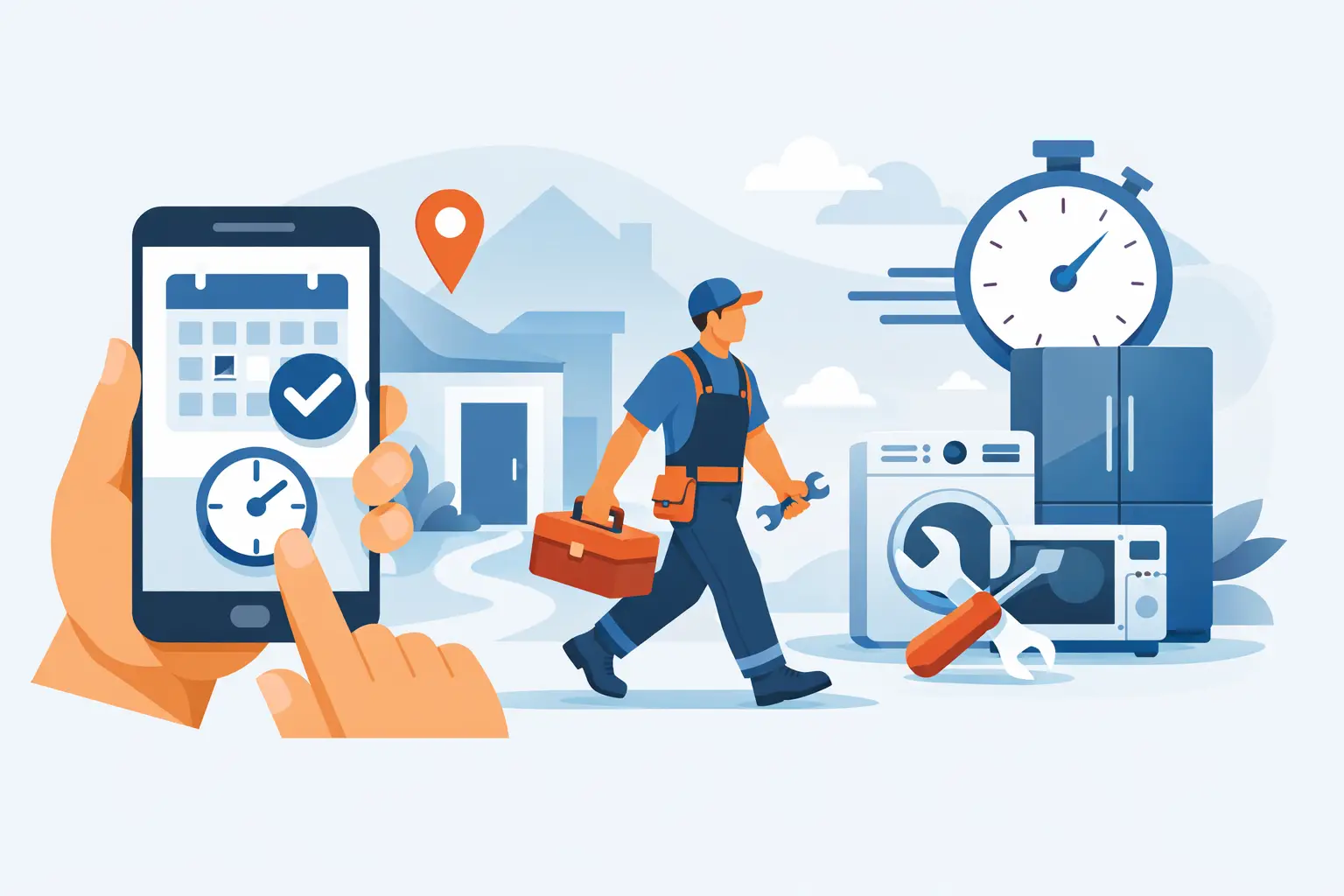 How to Book Same Day Appliance Service Fast