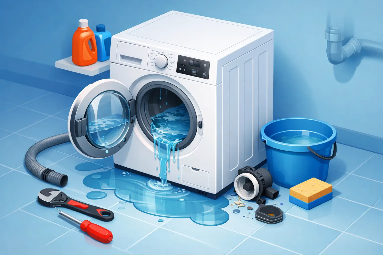 Washer Not Draining Repair: What to Do