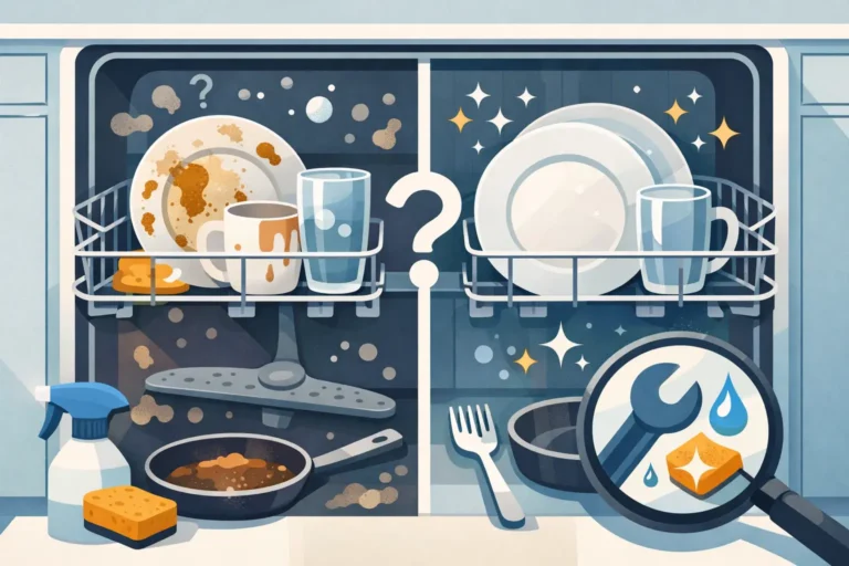 Why Is Dishwasher Leaving Dishes Dirty? Fixes