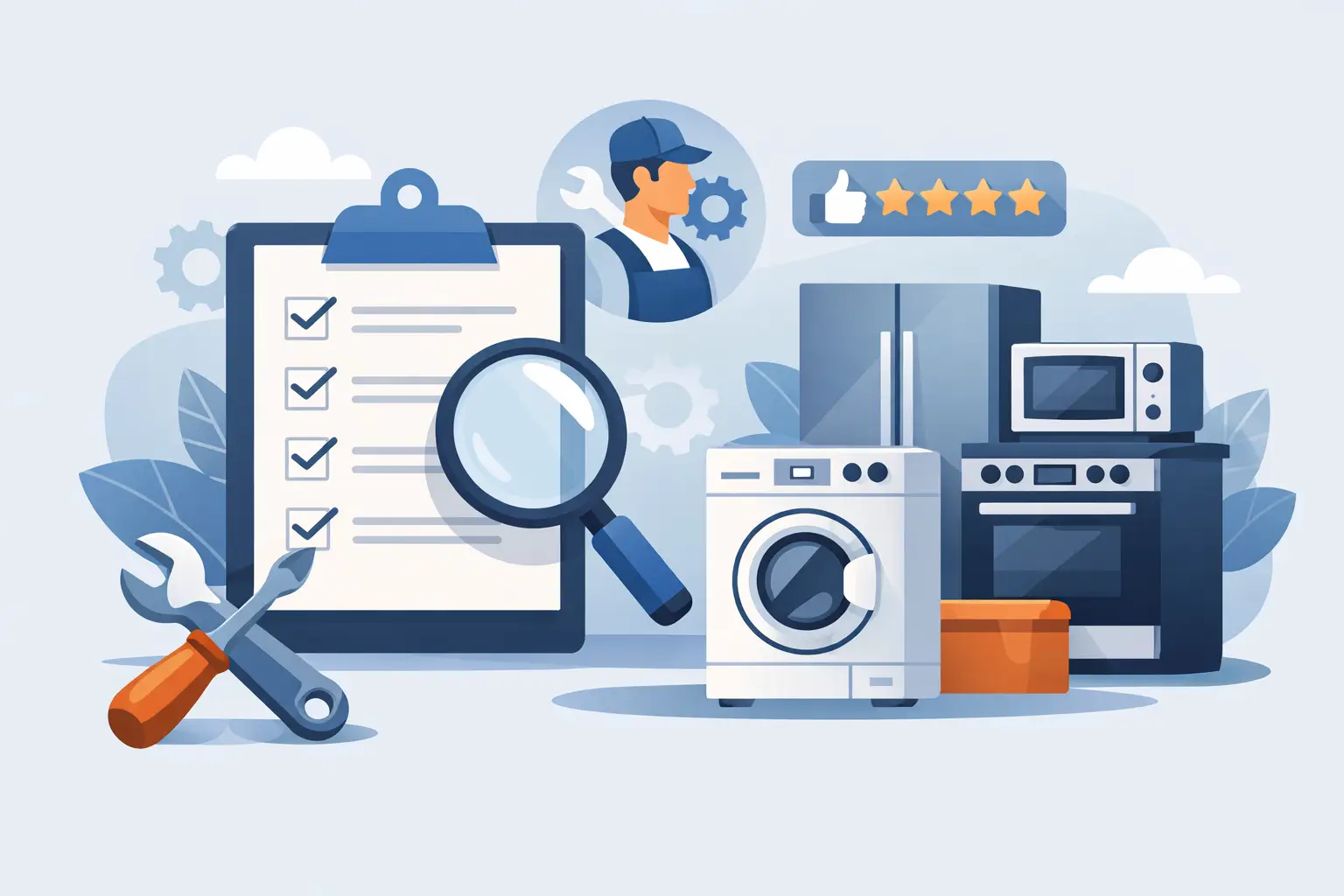 Appliance Repair Service Review Checklist