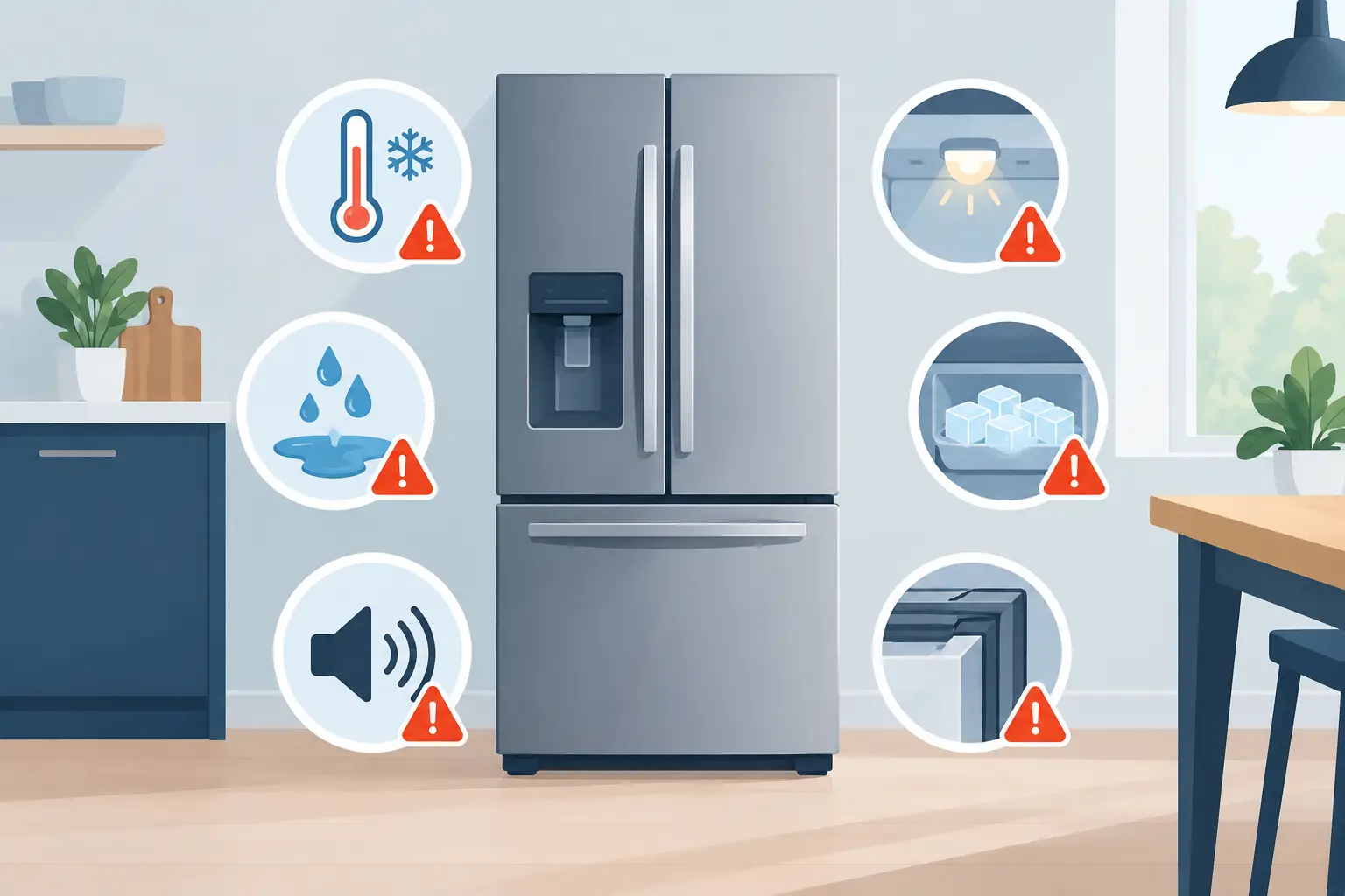 8 Refrigerator Failure Red Flags to Watch For