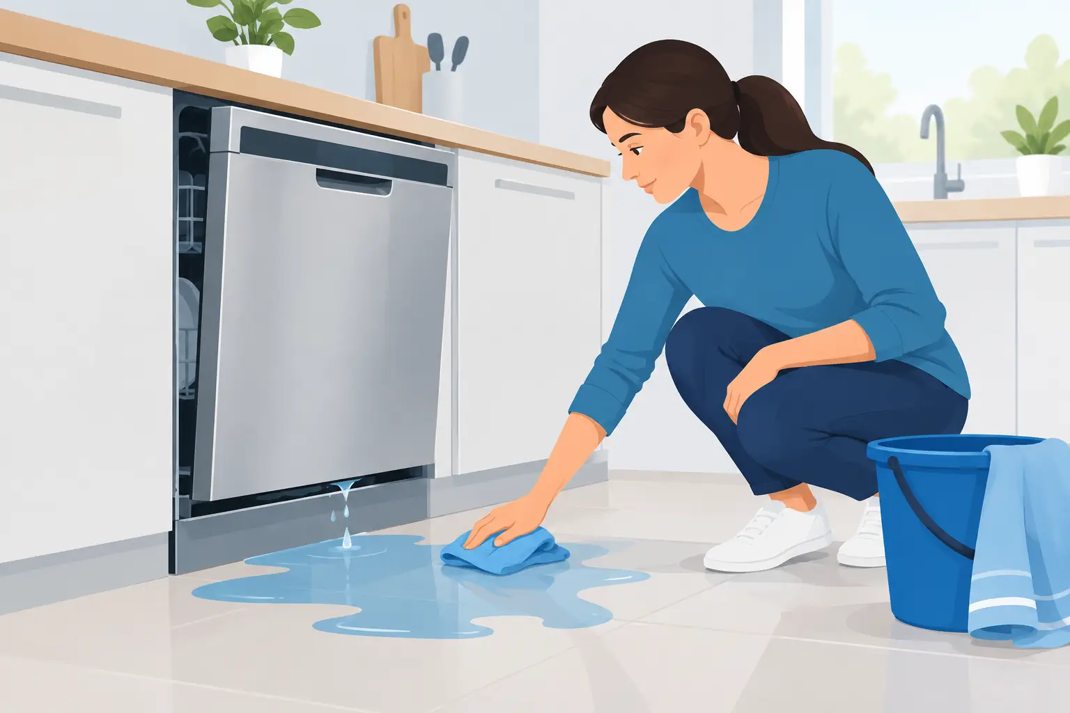 How to Handle Dishwasher Leaks Safely at Home